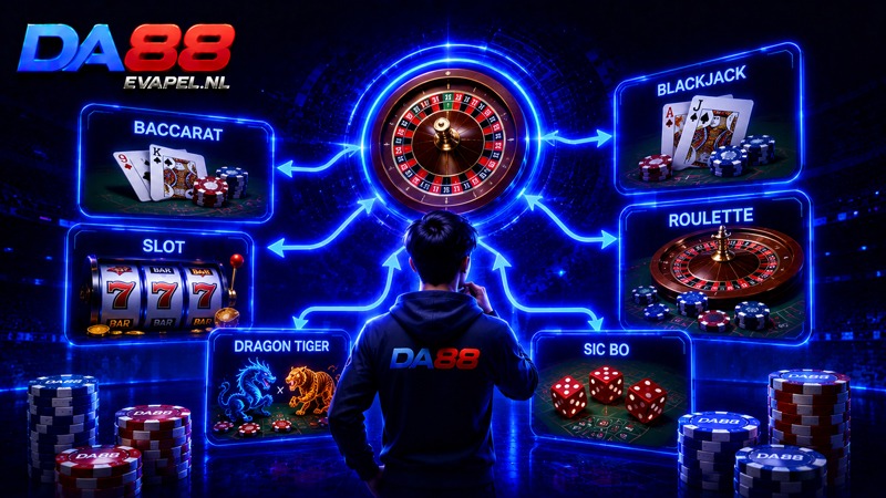 Cách lựa chọn sở trường khi chơi casino trực tuyến DA88