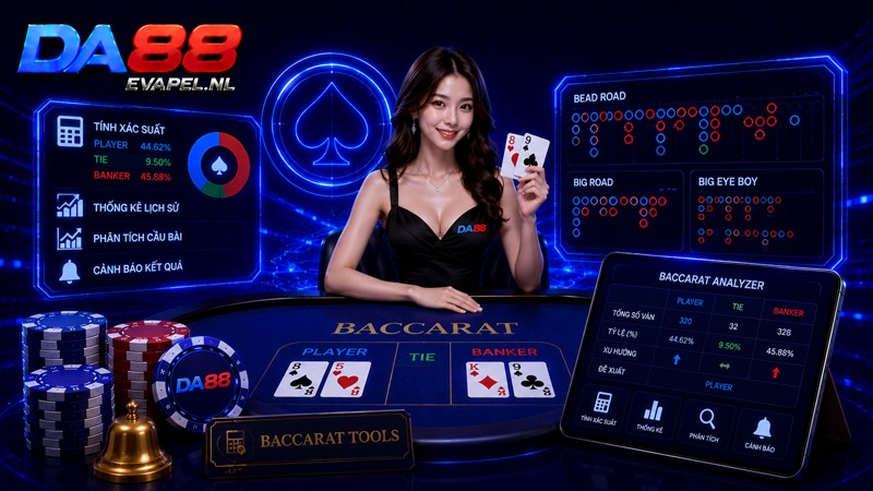 Công cụ hỗ trợ đắc lực cho dân chơi Baccarat DA88