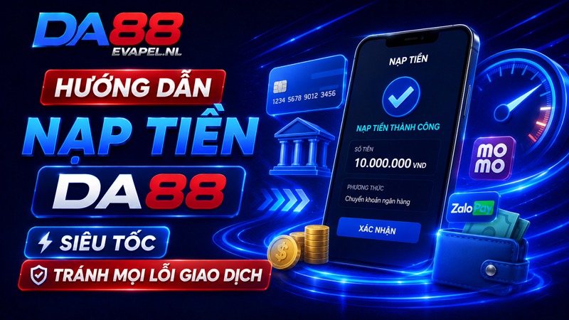 Hướng Dẫn Nạp Tiền DA88 Siêu Tốc, Tránh Mọi Lỗi Giao Dịch