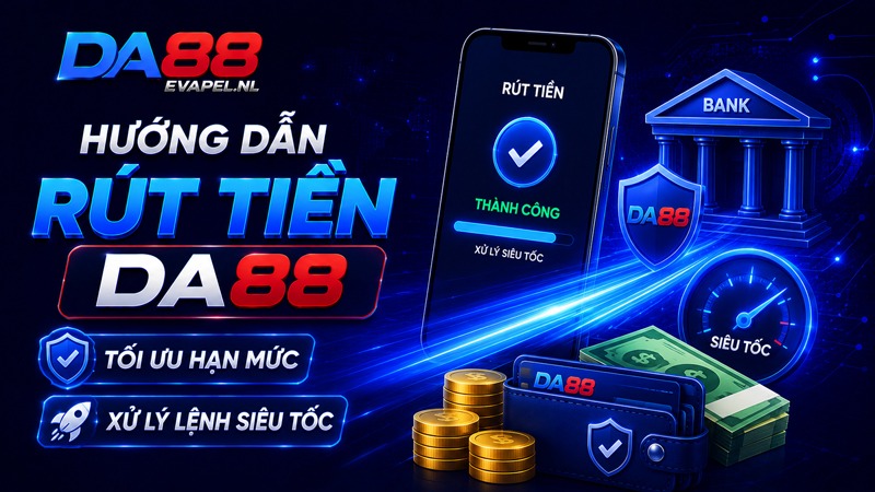Hướng dẫn rút tiền da88 tối ưu hạn mức, xử lý lệnh siêu tốc