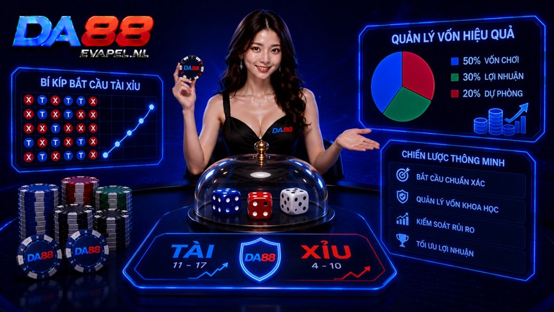 Mẹo bắt cầu Tài Xỉu DA88 và cách quản lý vốn hiệu quả