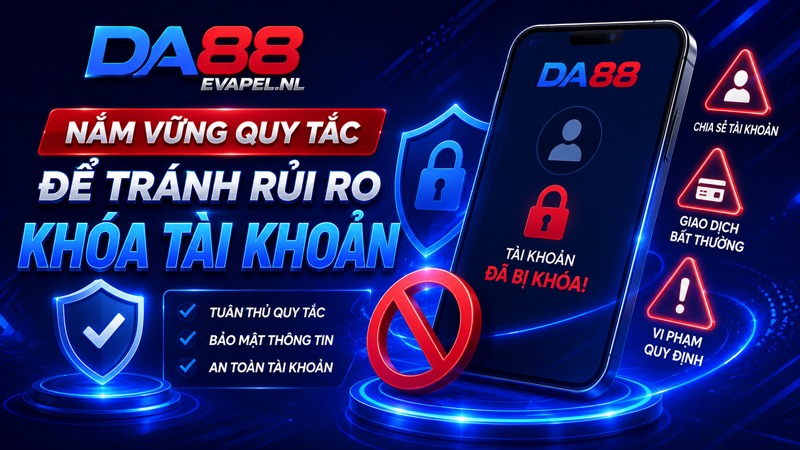 Nắm vững quy tắc để tránh rủi ro khóa tài khoản DA88