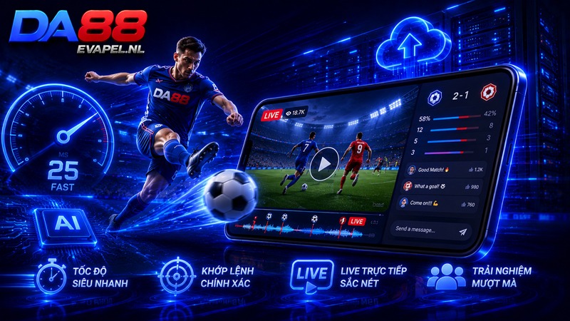 Tốc độ xử lý lệnh và trải nghiệm live trực tiếp tại DA88