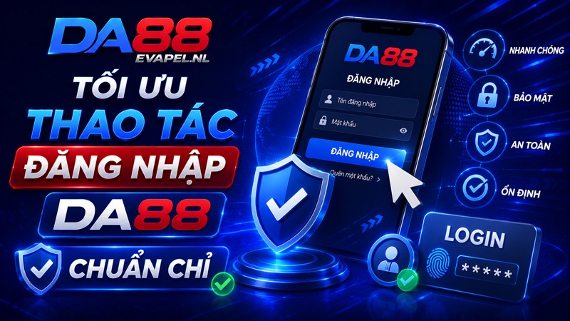 Tối ưu thao tác đăng nhập DA88 chuẩn chỉ nhất