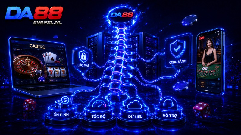 Xương sống của casino trực tuyến DA88 nằm ở đâu?