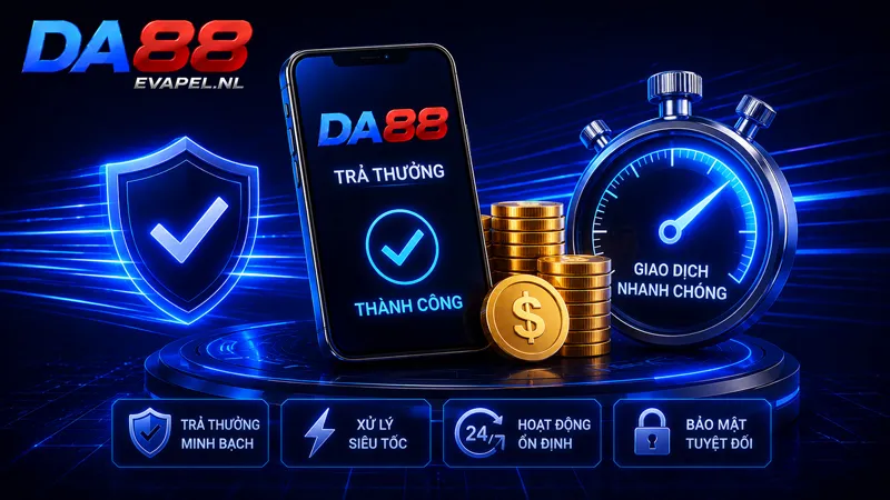 Giới thiệu DA8 về trả thưởng và tốc độ giao dịch