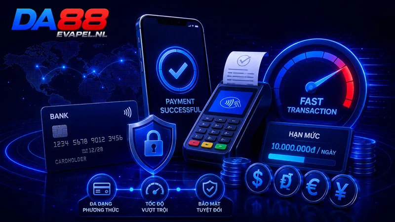 Hệ thống thanh toán, hạn mức và tốc độ giao dịch