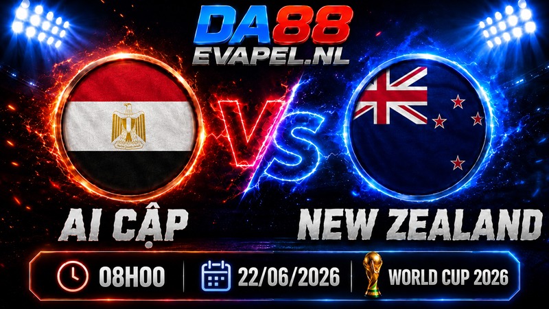 Nhận định World Cup 2026 Ai Cập vs New Zealand 08h00 ngày 22/06
