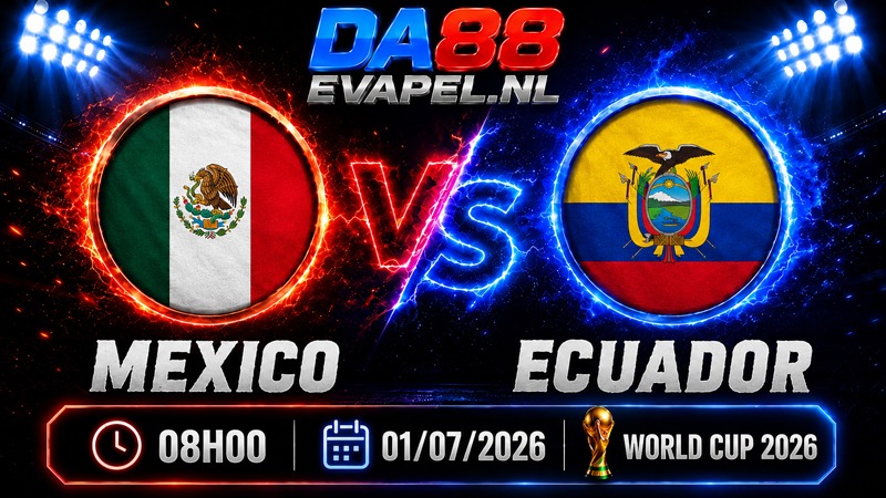 Nhận định World Cup 2026 Mexico vs Ecuador 08h00 ngày 01/07