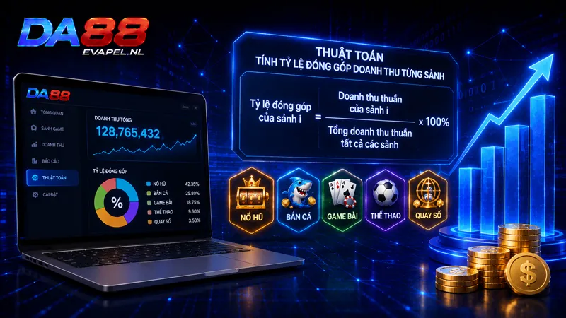 Thuật toán tính tỷ lệ đóng góp doanh thu từng sảnh
