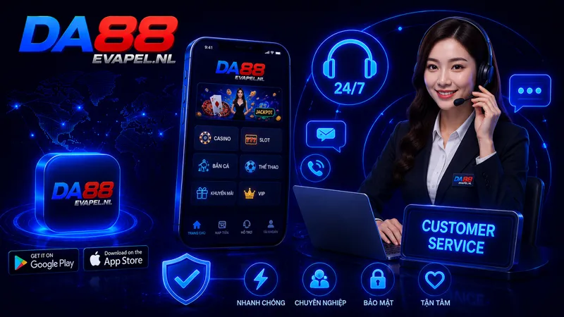 Trải nghiệm ứng dụng và dịch vụ khách hàng DA88